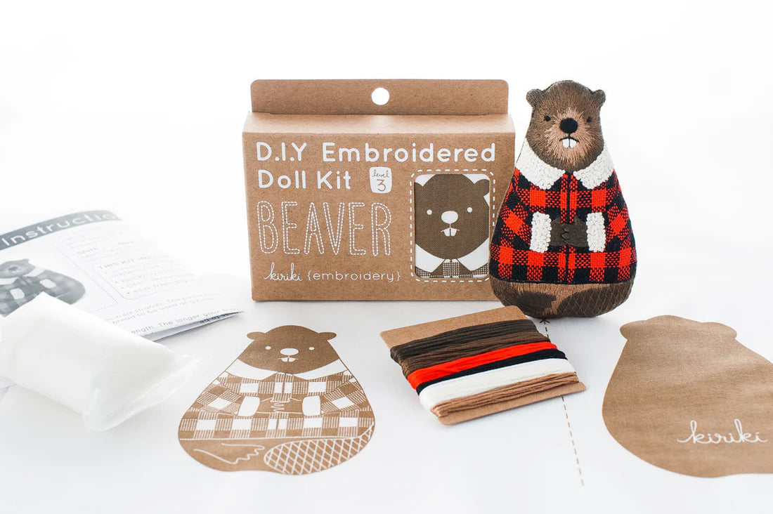 DIY Animal Embroidered Doll Kits for Beginners - Cute Handmade Stuffed Animals Craft Set for Kids & Adults - Perfect for Birthday Gifts, Home Decor, and Creative Sewing Projects
