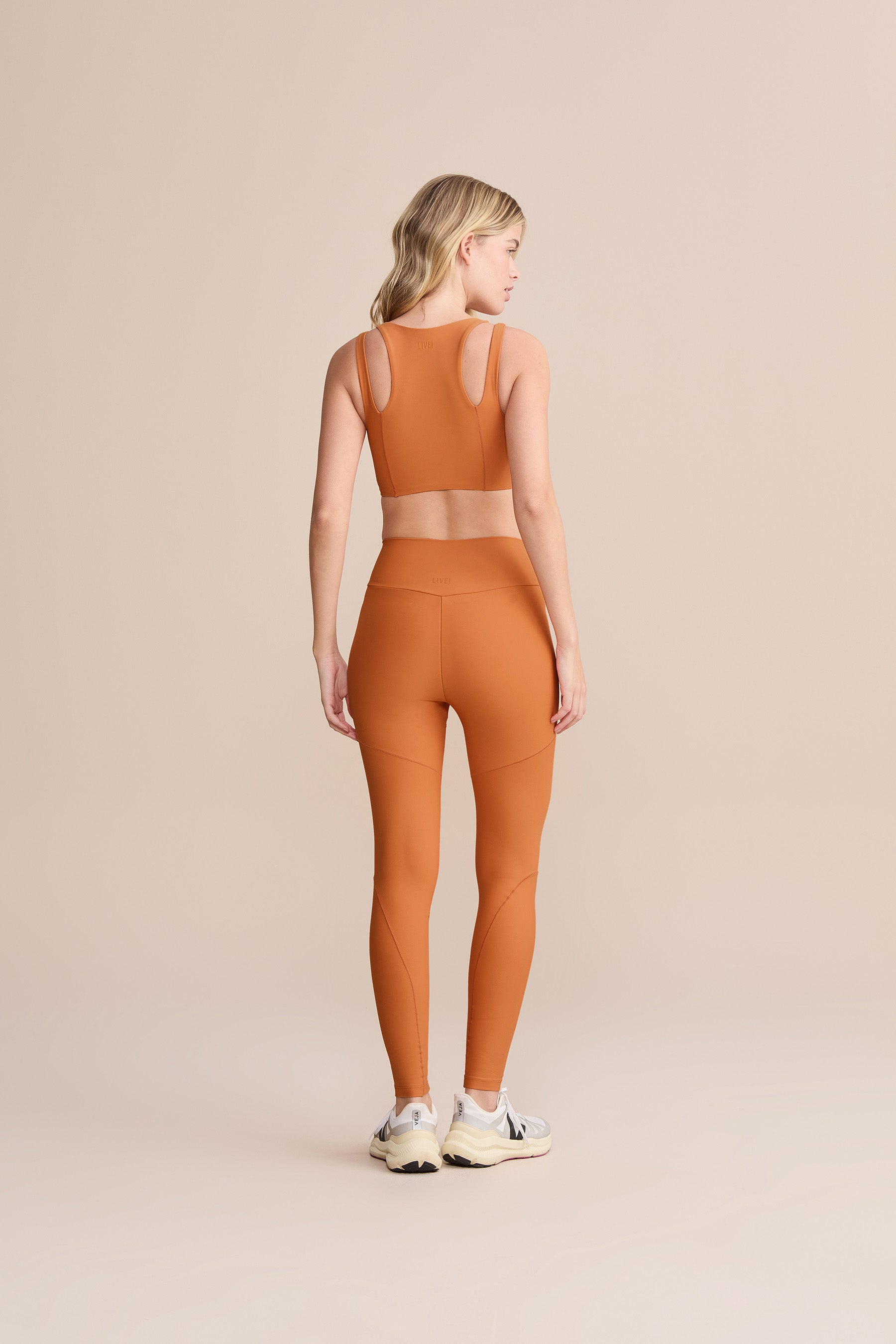 High-Waisted Cut Out Clash Sports Bra for Women - Breathable Workout Top for Running, Yoga & Gym - Trendy Fitness Apparel