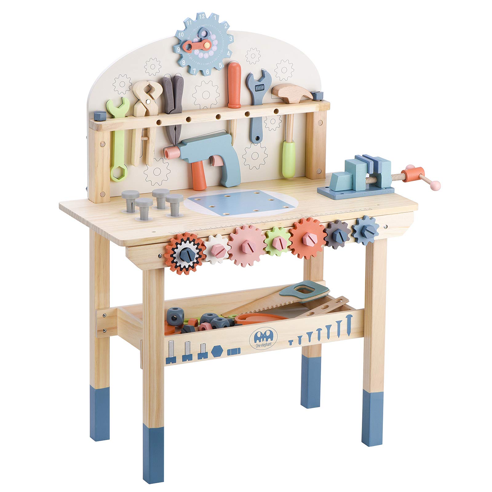 **Wooden Kids Tool Bench Toy - Construction Play Workbench with Tools Set for 3, 4, 5 Year Old Boys & Girls - Perfect for Pretend Play & Early STEM Learning**