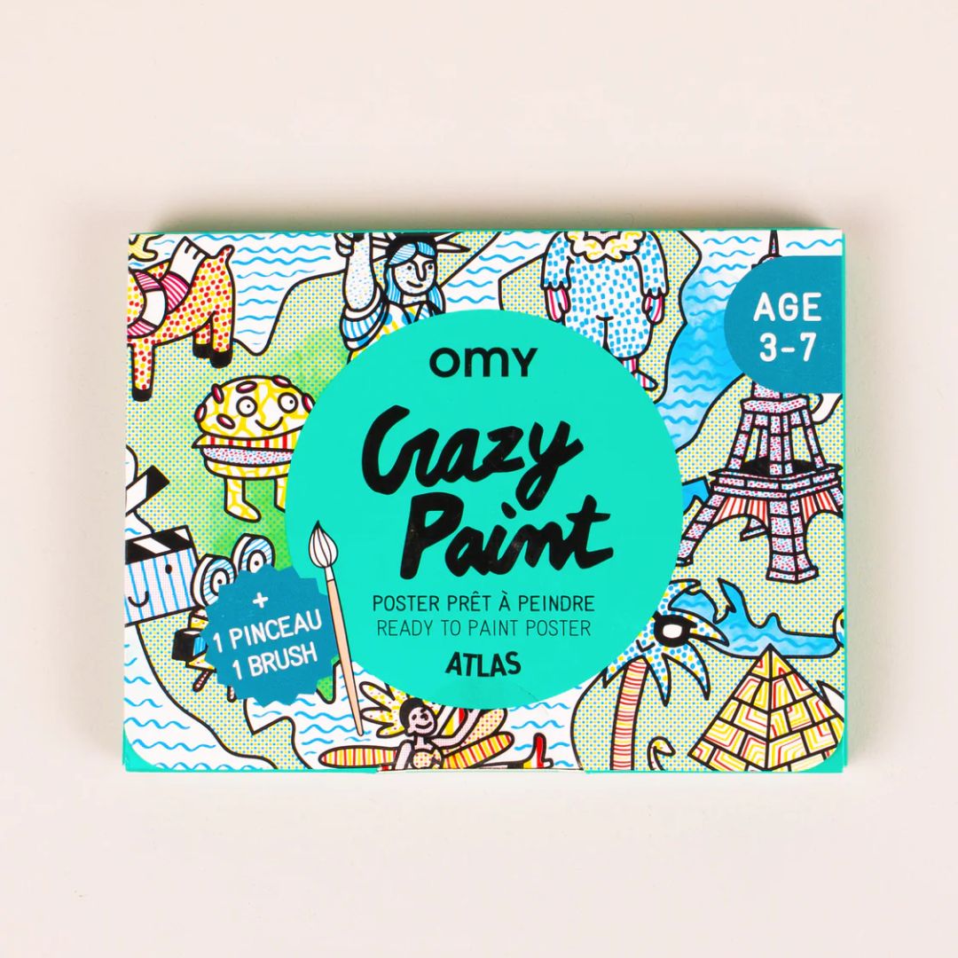 Atlas Crazy Paint - Premium Non-Toxic Acrylic Paint Set for Artists & DIY Crafts - Perfect for Canvas, Wood, Fabric & Home Decor Projects