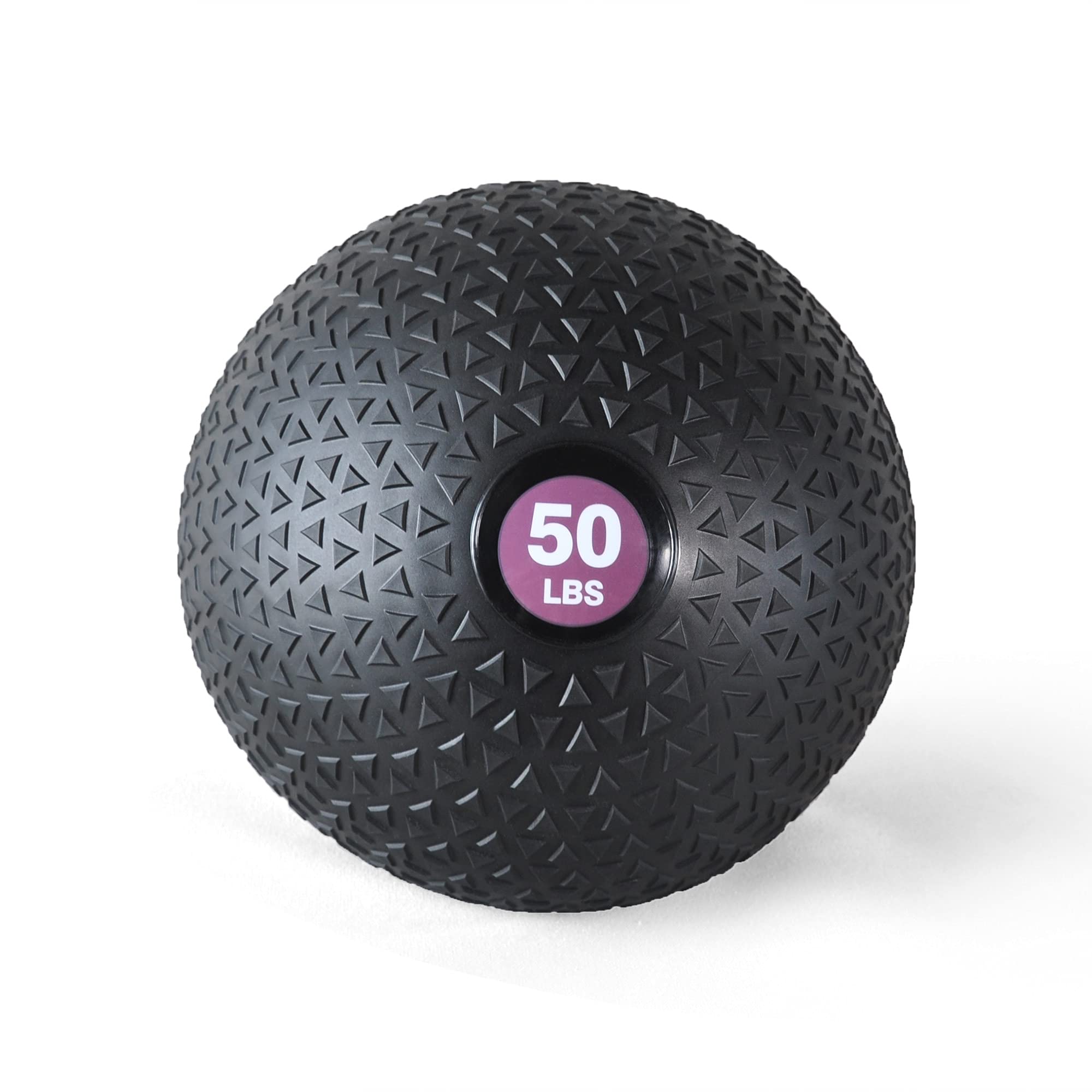 PRISP Weighted Medicine Slam Ball - Heavy Duty Exercise Ball with Easy Grip Textured Surface for CrossFit, Strength Training & Home Workouts