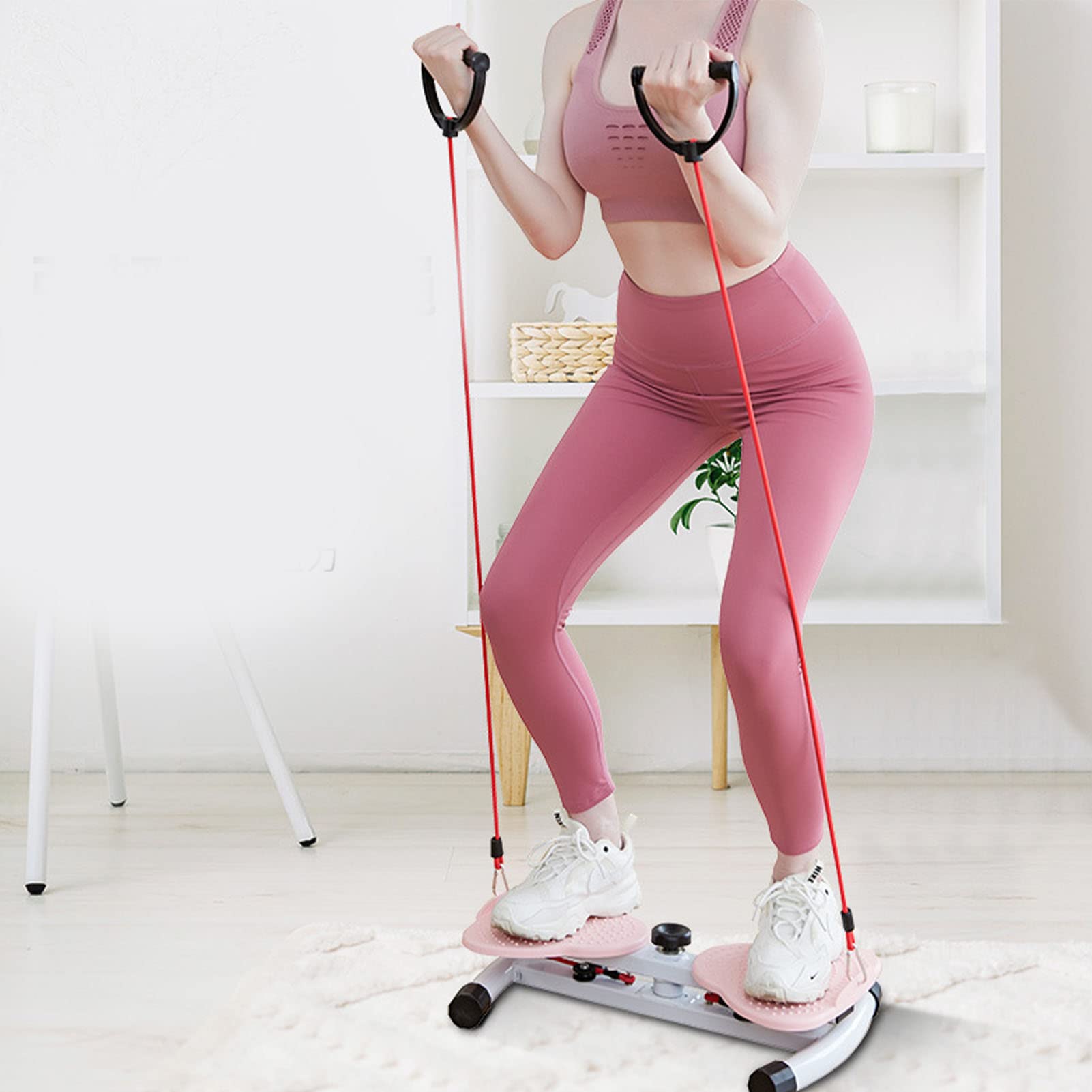 Waist Twisting Fitness Board - Standing Ab Workout Equipment for Core Strength & Foot Massage | Weight Loss Exercise Machine for Home Gym & Office Use