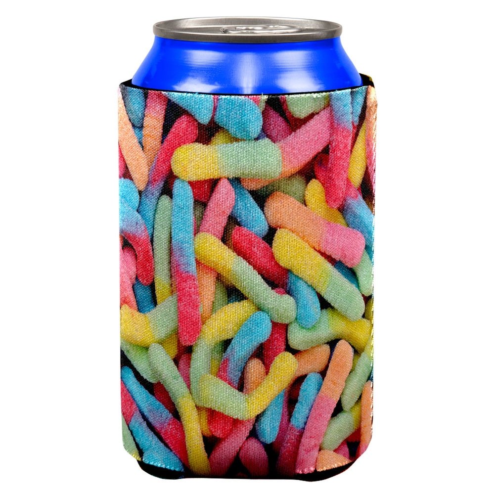 Old Glory Halloween Sour Gummy Worms Can Cooler for Parties & Events