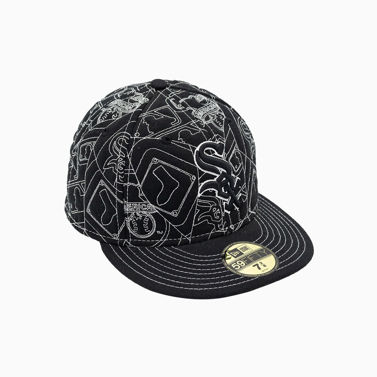 Chicago White Sox MLB 59FIFTY Fitted Baseball Cap - Official Licensed Adjustable Hat for Men & Women - Perfect for Games, Sports Events & Streetwear Fashion