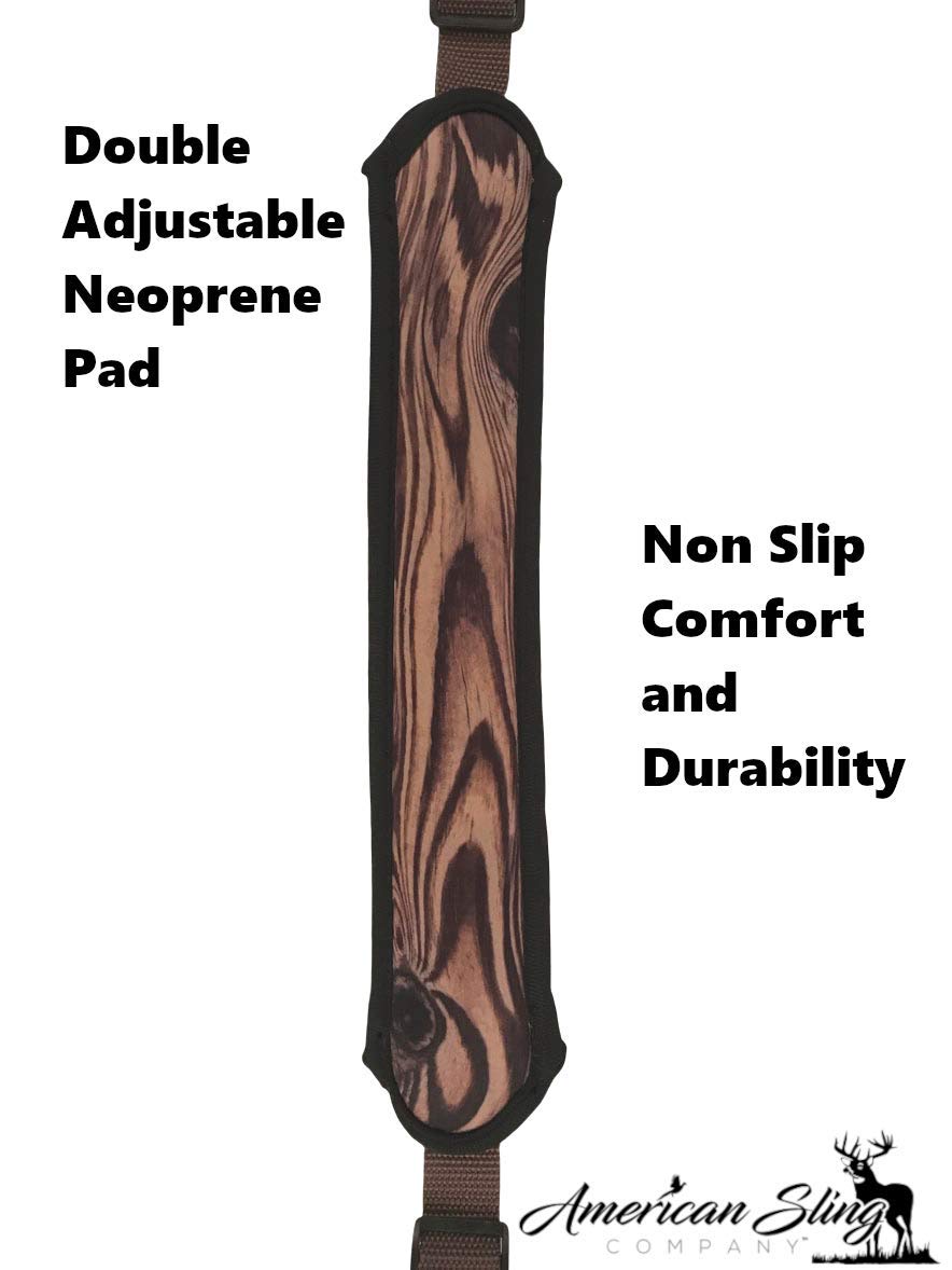 Universal Non-Swivel Gun Sling for Rifles, Shotguns & Firearms - Adjustable Shoulder Strap for Hunting, Shooting & Outdoor Activities