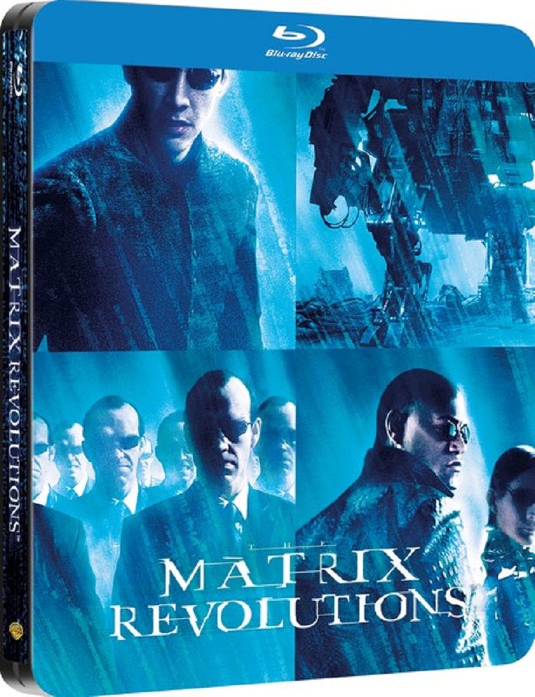 The Matrix Revolutions - Limited Edition Steelbook Blu-ray (2015) | Region Free | Perfect for Movie Collectors & Sci-Fi Fans