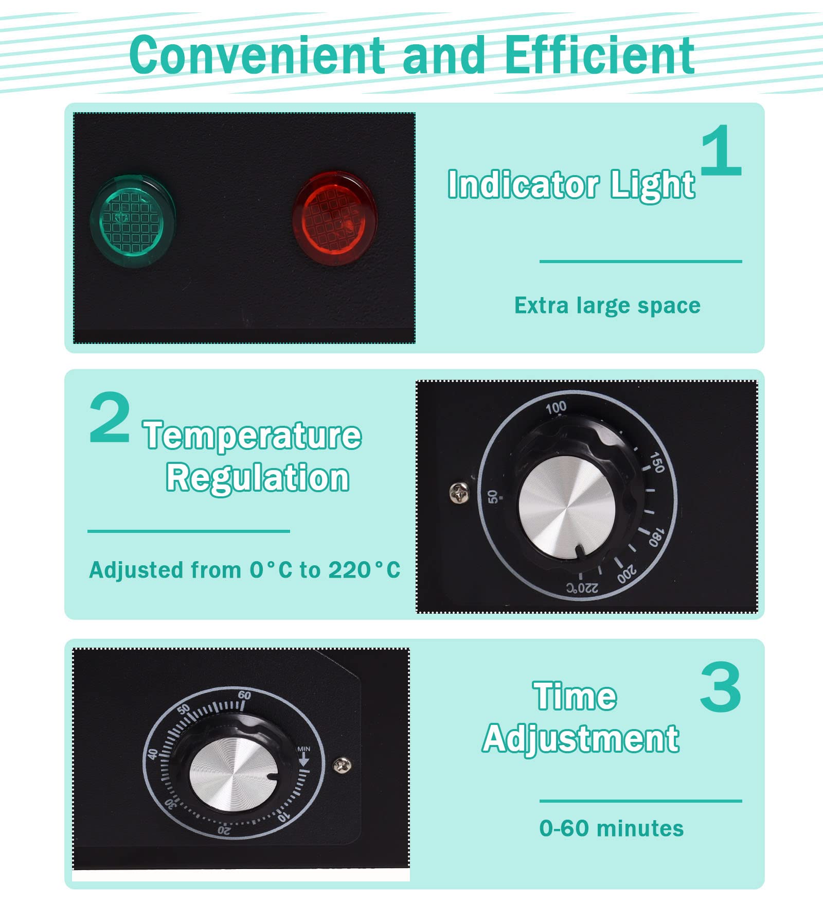 Professional 2L High-Temperature Sterilizer for Nail Tools & Tattoo Equipment - Dry Heat Sanitizer with Timer for Salon, Spa, Barber Shop - Multi-Functional Metal Cleaning for Manicure & Jewelry (Black) | Perfect for Sanitizing Nail Clippers, Tattoo Needles & Earrings