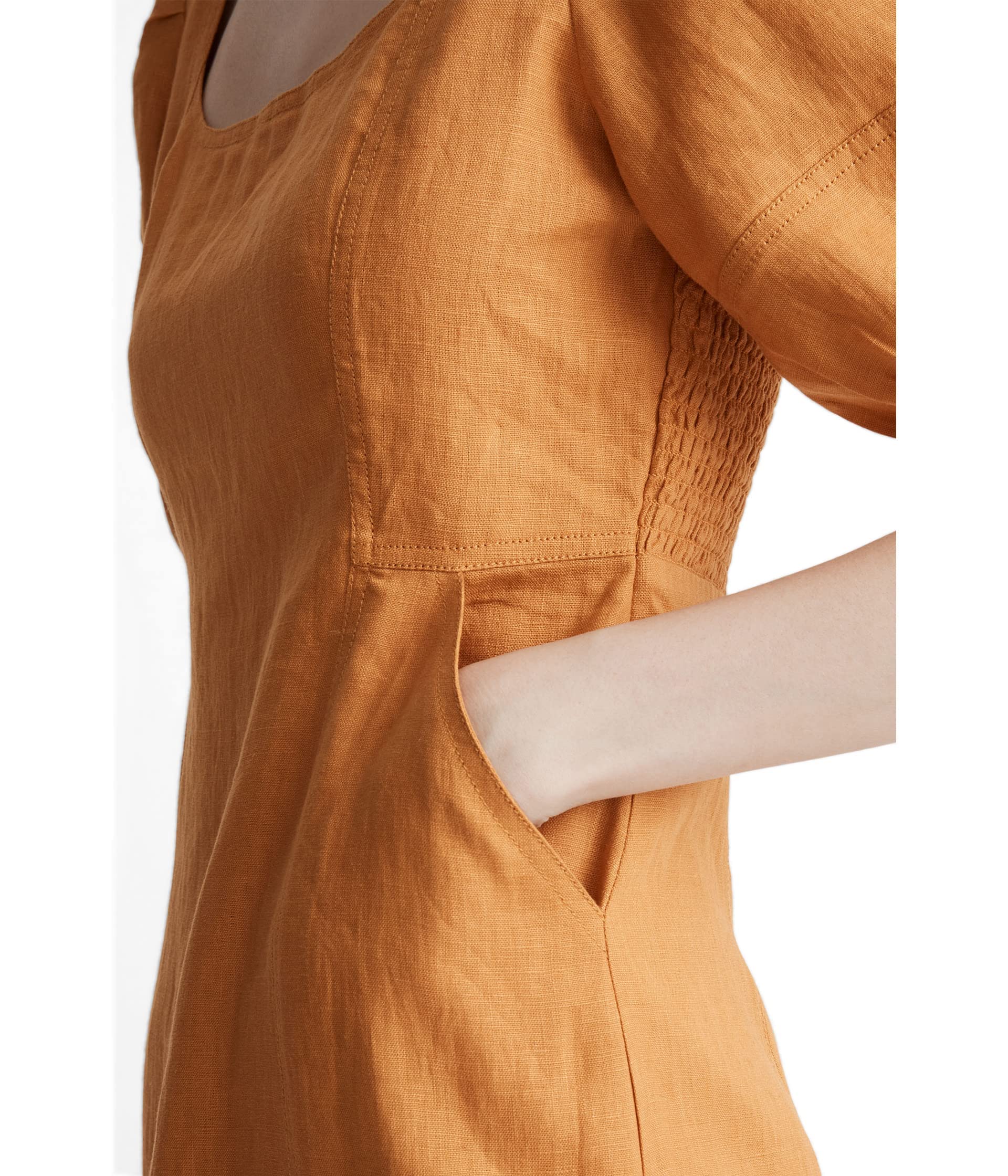Madewell Maisie Mini Dress - 100% Linen Summer Dress for Women | Casual Boho Style Dress for Beach, Brunch & Date Night