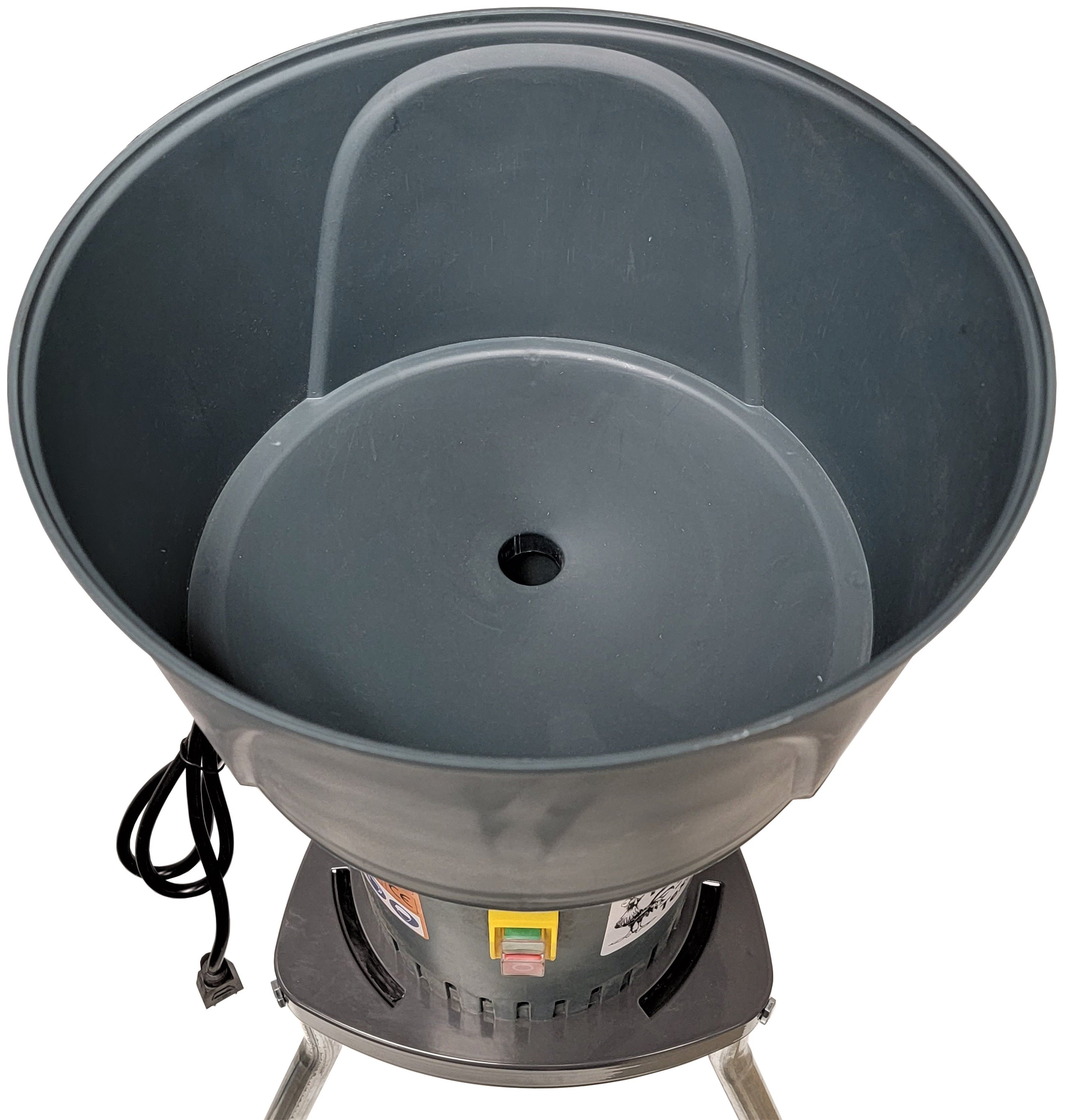 Electric Feed & Grain Grinding Mill 110V - Includes 9 Grinder Plates & Stand Legs for Home Brewing, Animal Feed, and Flour Milling