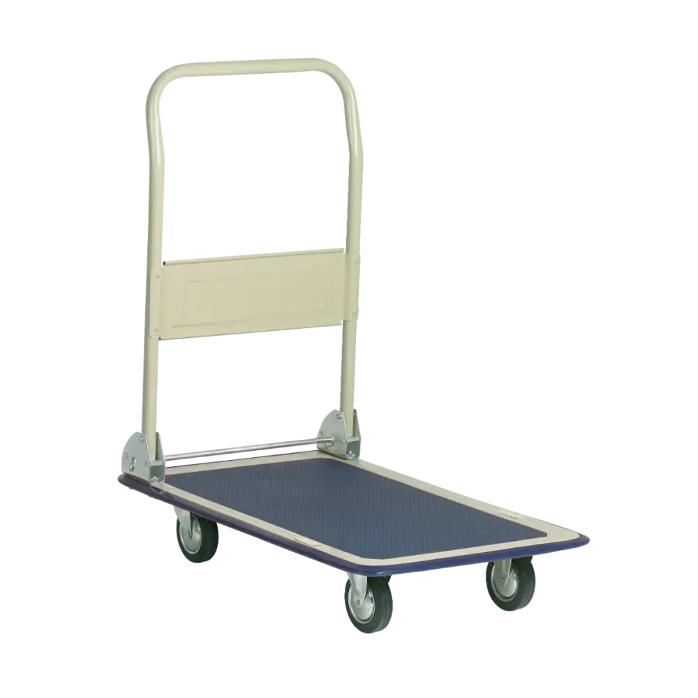 Foldable Shopping Cart with Wheels - Lightweight Portable Grocery Trolley for Supermarket, Laundry, Picnic & Outdoor Use