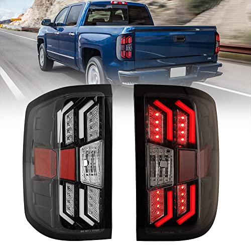 14-18 Chevy Silverado Black Clear