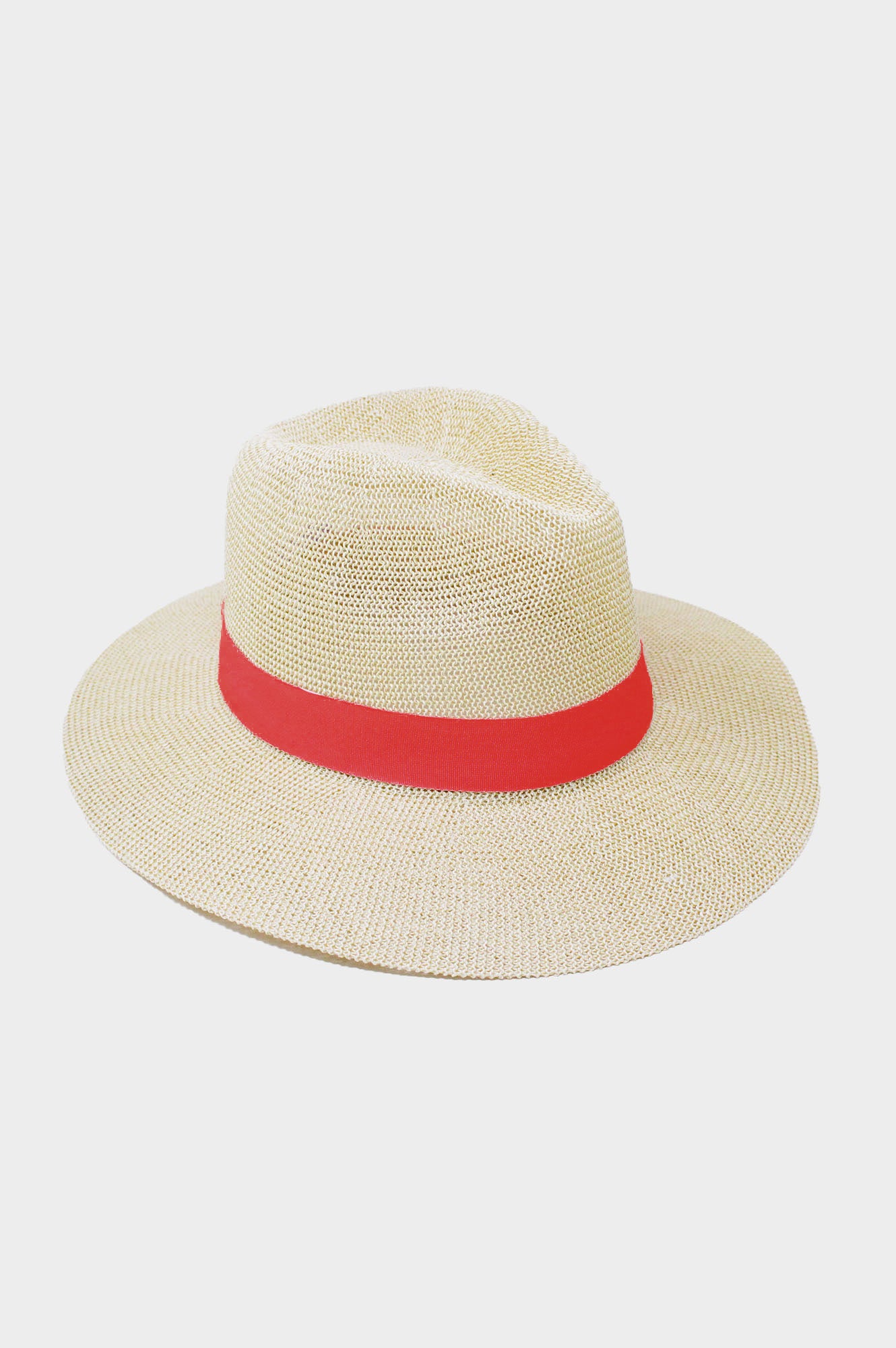 Stylish Red Panama Hat for Men & Women - Breathable Summer Sun Hat for Beach, Travel, and Outdoor Activities