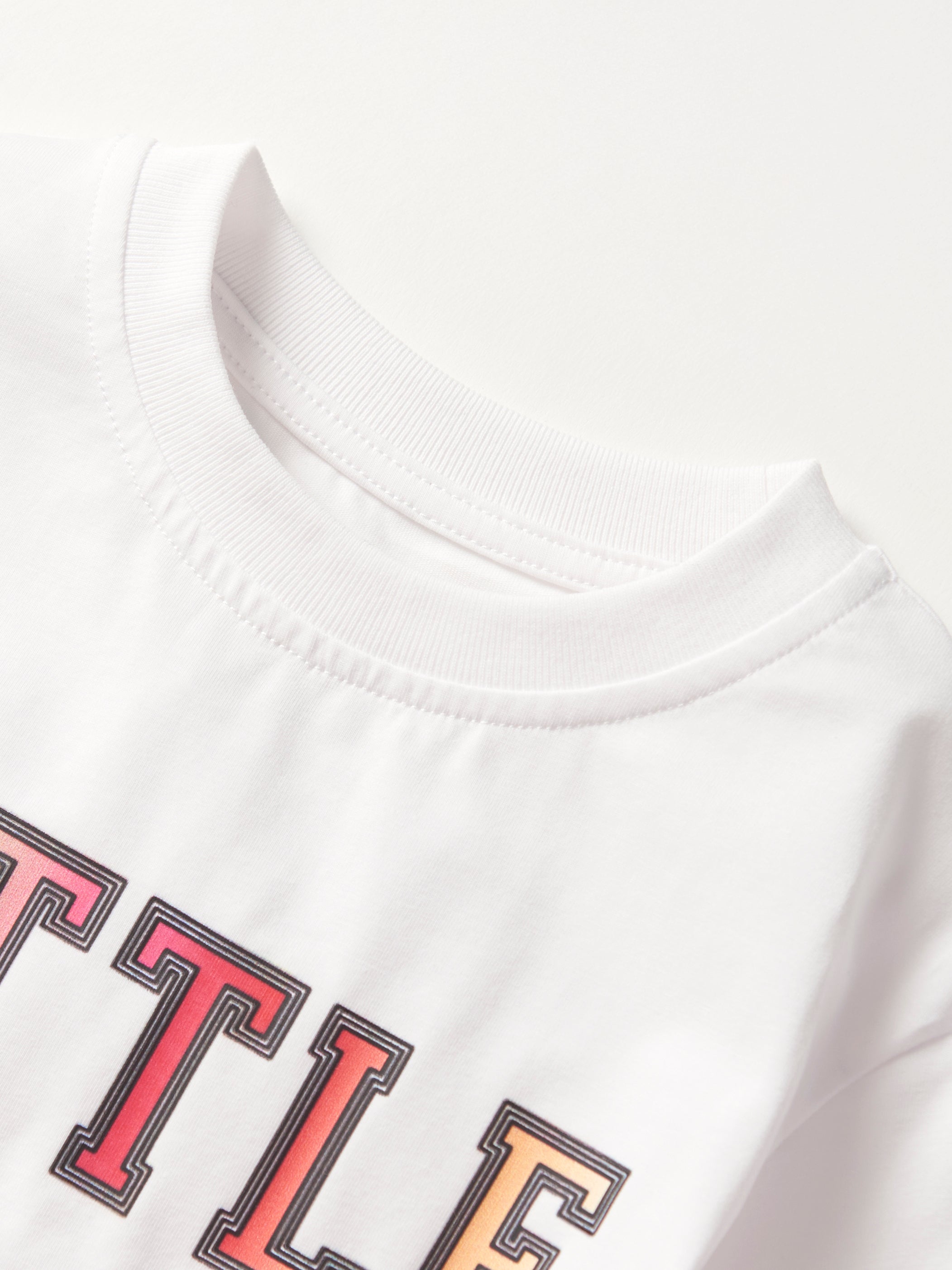 Ombre Little Bipsy Tee - Trendy White T-Shirt for Women | Casual Wear, Layering & Everyday Outfits
