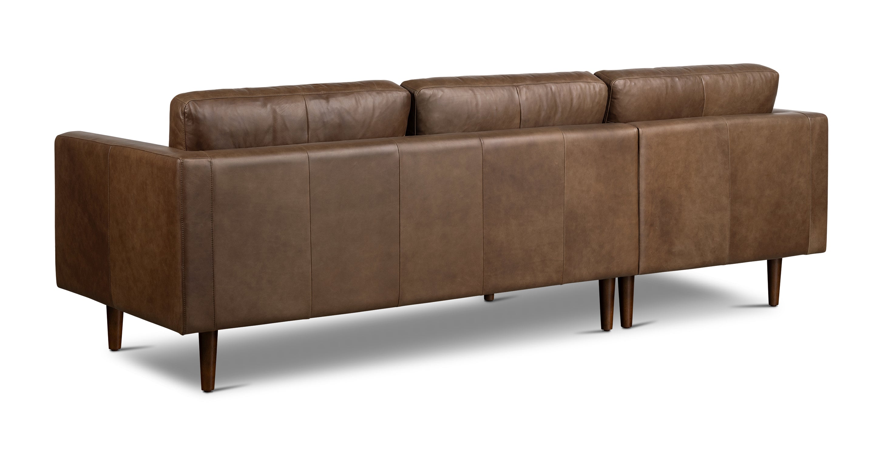 Napa Left Facing Sectional Sofa - Modern L-Shaped Couch with Reversible Chaise, Soft Fabric Upholstery for Living Room, Family Room & Home Theater Comfort
