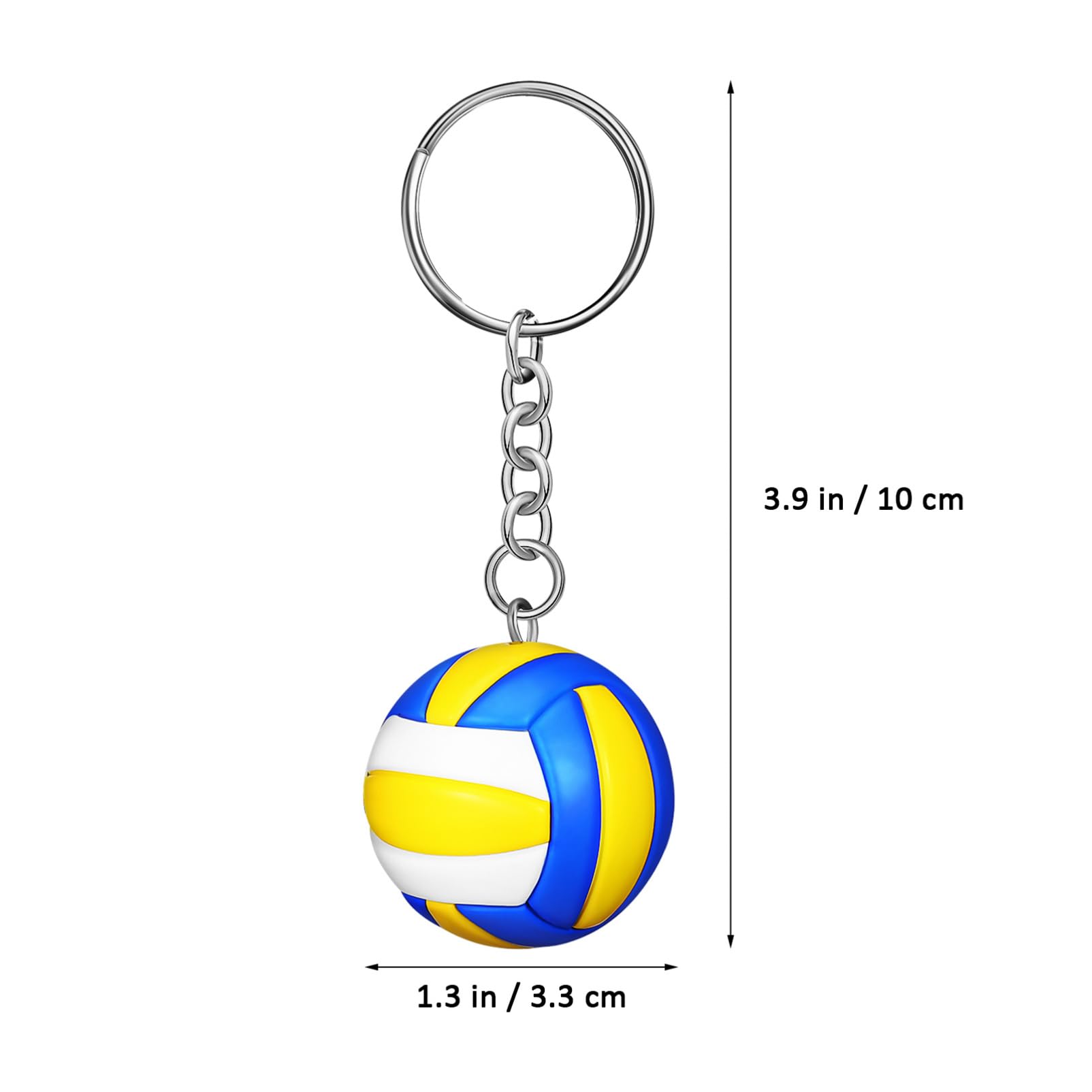Anneome Volleyball Keychain - Sports Keyring for Volleyball Players, Car Keys & Backpacks - Durable Volleyball Accessory Pendant for Athletes & Fans - Perfect for Gifts, Team Spirit & Everyday Use