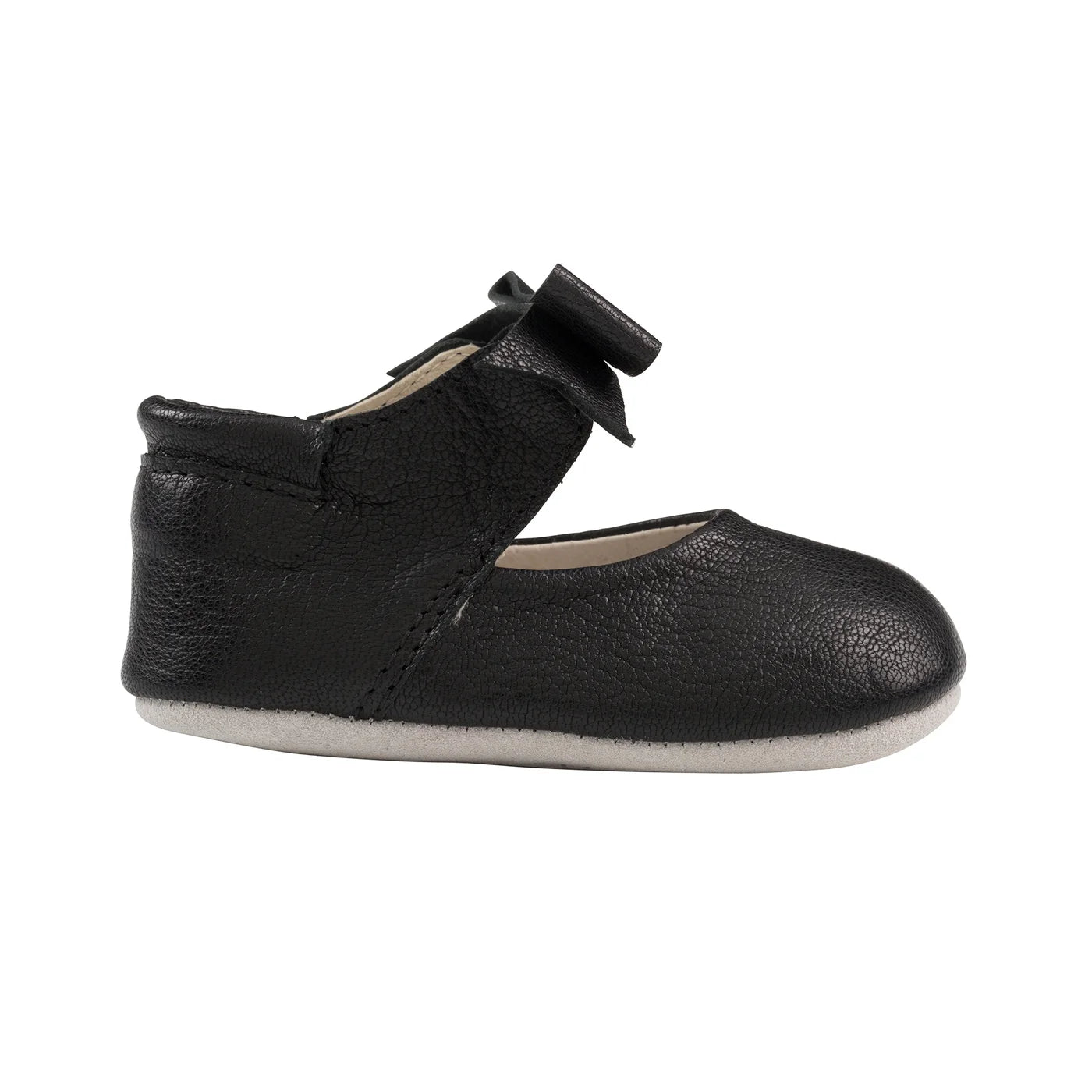 Robeez Black Sofia First Kicks Baby Shoes - Soft Sole Infant Booties for Newborns & Crawlers - Perfect for First Steps, Baby Showers & Photo Shoots