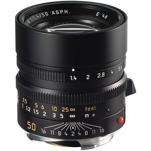 Leica Summilux-M 50mm F1.4 ASPH Lens for M-Mount Cameras - Premium Fast Aperture Prime Lens for Portrait, Street & Low Light Photography