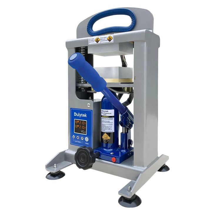 Dulytek DHP5 5 Ton Heat Press Machine for Rosin Extraction - DIY Essential Oil & Concentrate Kit for Home Use (Great for Cannabis, Hemp & Herbs)