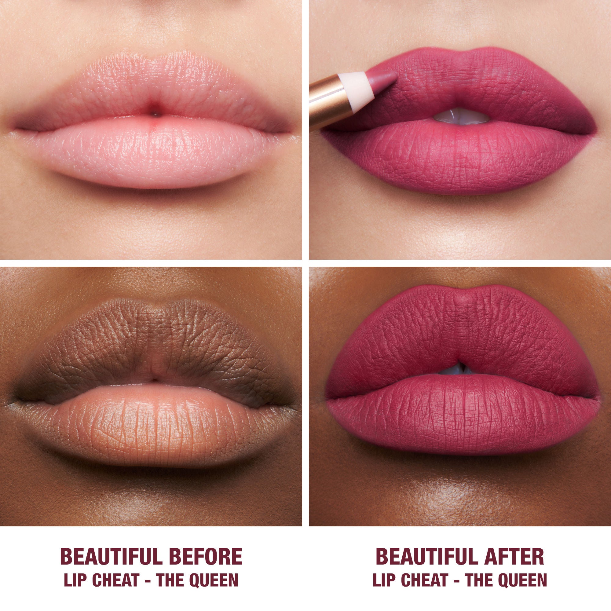 Charlotte Tilbury Lip Cheat Lip Liner - Long-Lasting, Waterproof Lip Pencil for Precise Definition & Fuller Lips | Perfect for Everyday Wear, Date Night & Special Occasions