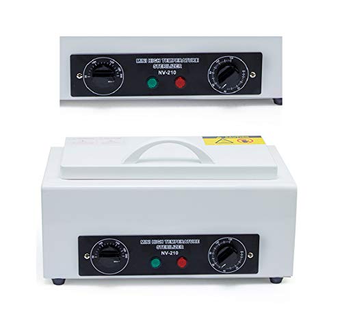 300W 1.5L Portable Autoclave Dry Heat Sterilizer Machine - Compact Hot Air Sterilization for Dental Tools, Tattoo Needles & Beauty Equipment