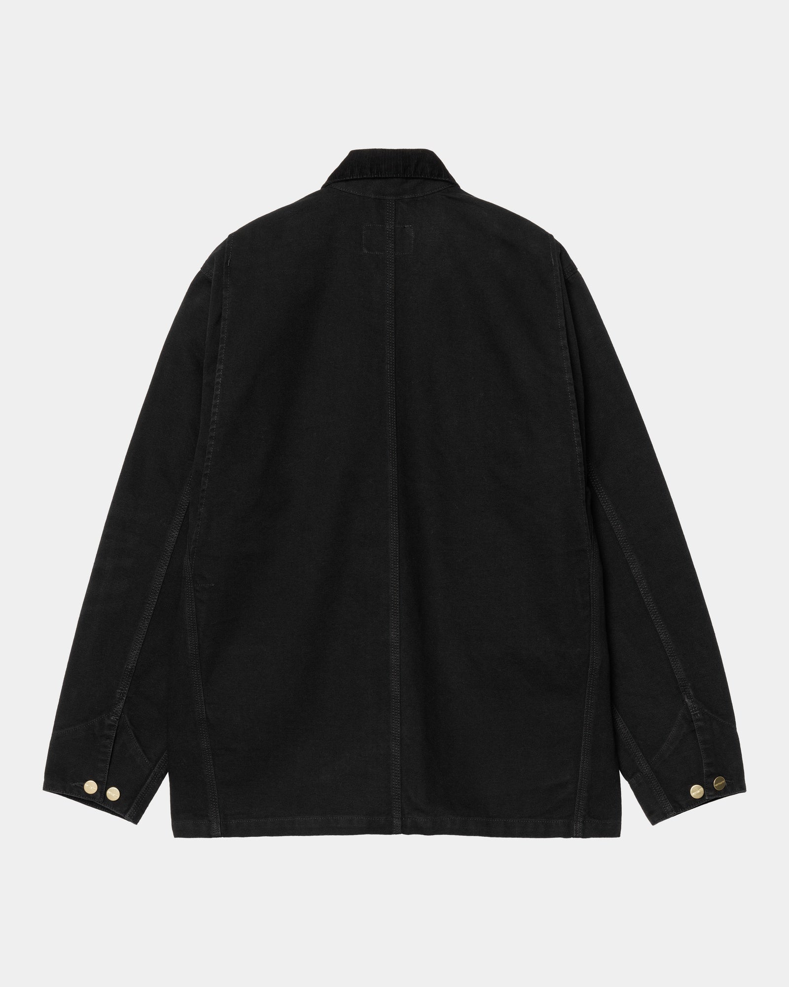 OG Chore Coat for Men - Spring Work Jacket in Black Aged Canvas | Durable Outdoor Workwear for Gardening, Hiking & Casual Wear