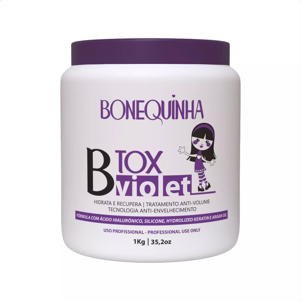 VIOLET M tox Deep Conditioning Hair Mask for Straightening - 1Kg Professional Treatment by Maria Escandalosa | Perfect for Damaged Hair Repair & Salon-Quality Smoothing at Home