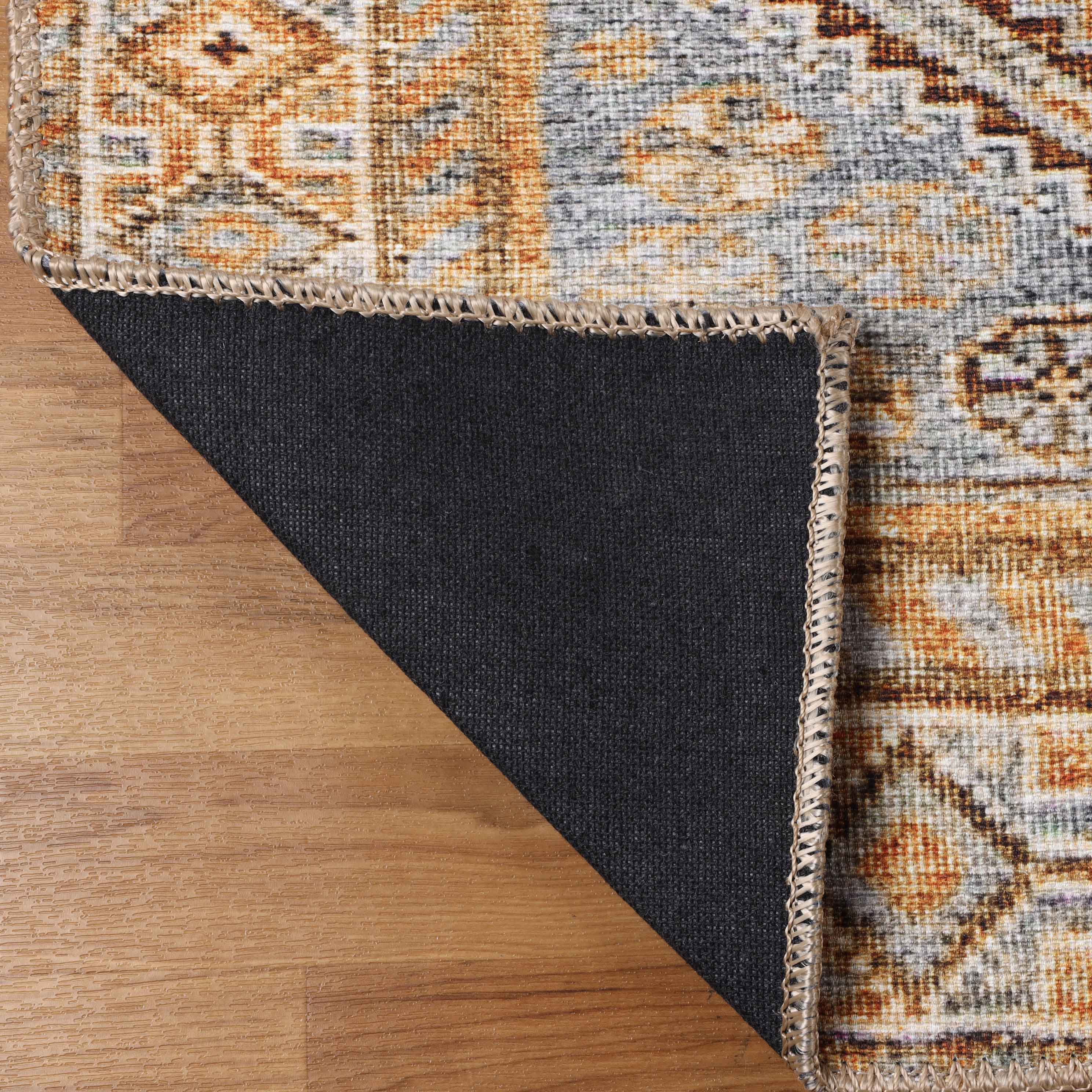 Southwestern Geometric Diamond Pattern Indoor Area Rug & Runner - Perfect for Living Room, Bedroom, or Hallway Decor
