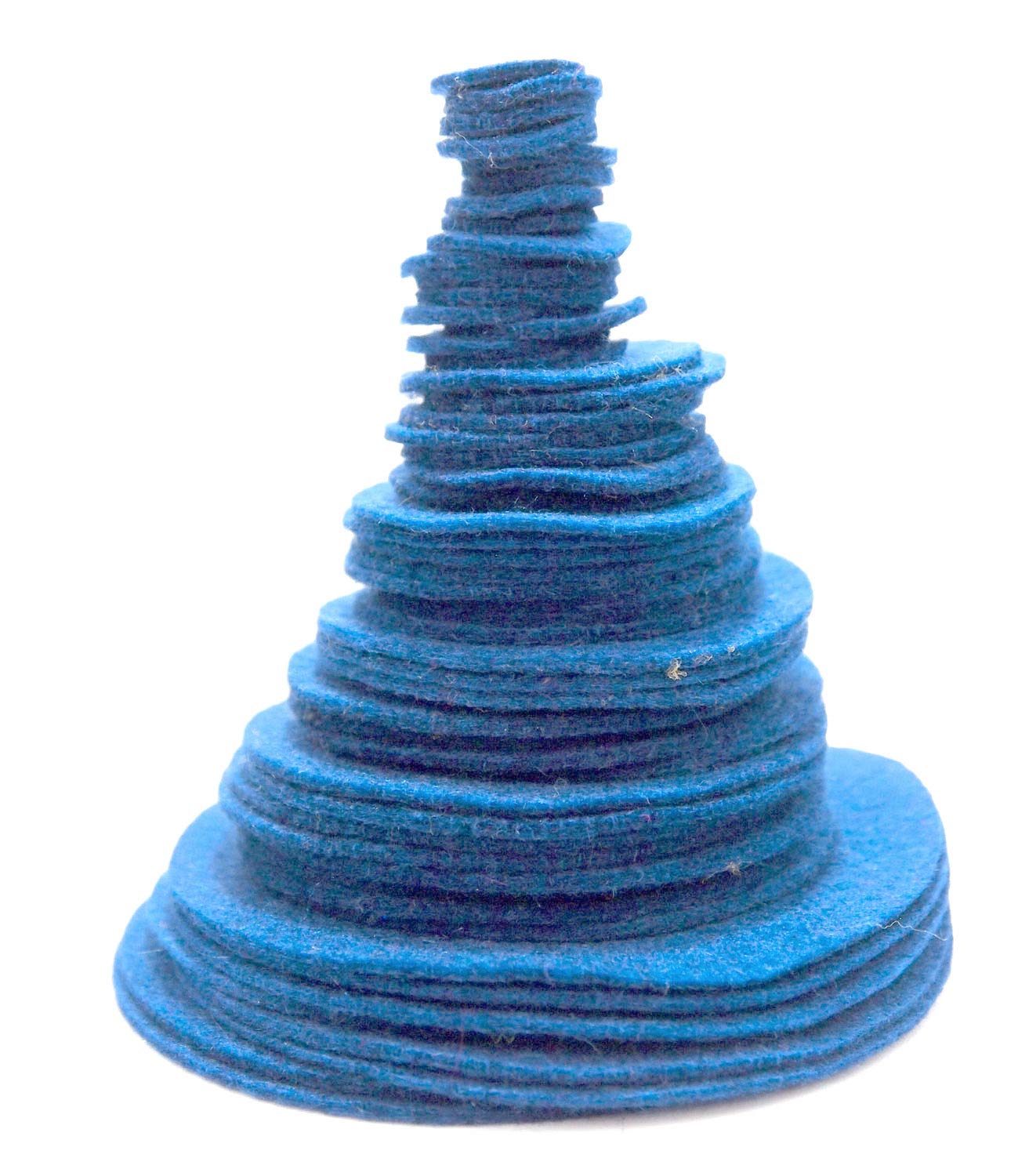 Playfully Ever After Blue Craft Felt Circles - Mixed Size Pack (56 Pieces) for DIY Projects, Scrapbooking & Kids Crafts