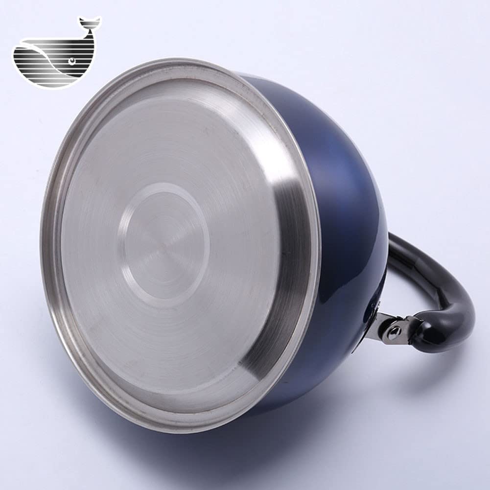 Stainless Steel Whistle Tea Kettle for Stovetop - Thickened Durable Pot Body, Camping & Office Use - Perfect for Boiling Water for Tea, Coffee & Hot Cocoa at Home or Outdoors