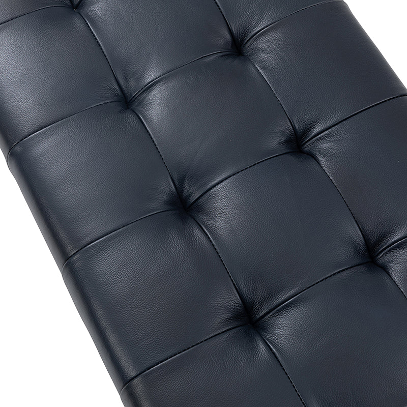 Rosana Genuine Leather Multi-Functional Storage Bench with Cushion Top - Perfect for Entryway, Bedroom, or Living Room Seating and Storage