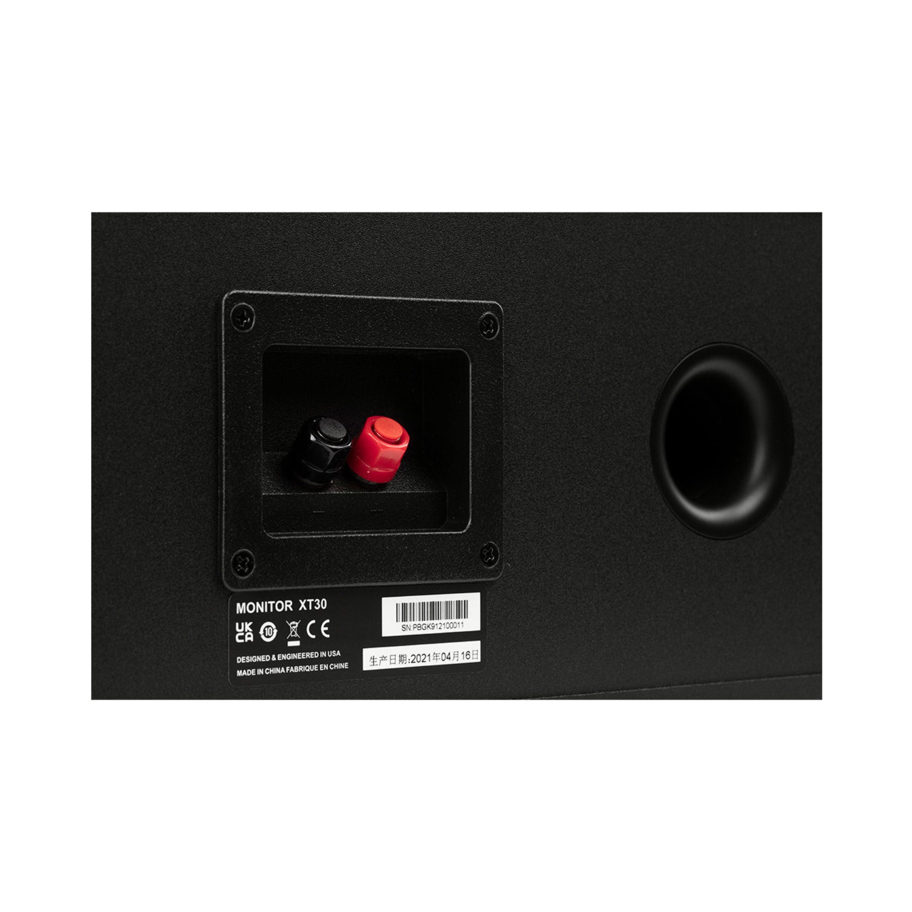 Polk Monitor XT30 High Resolution Center Channel Speaker - Open Box (Home Theater, Surround Sound, Movie & Music Listening)