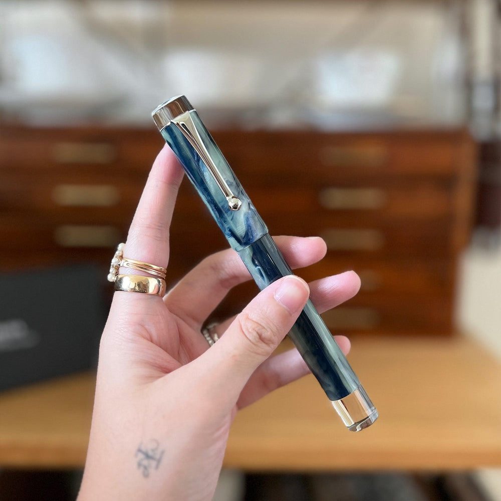 Opus 88 Micahfinds Medusa Fountain Pen - Premium Japanese Eyedropper Fountain Pen with Unique Design for Calligraphy, Journaling & Gift Giving