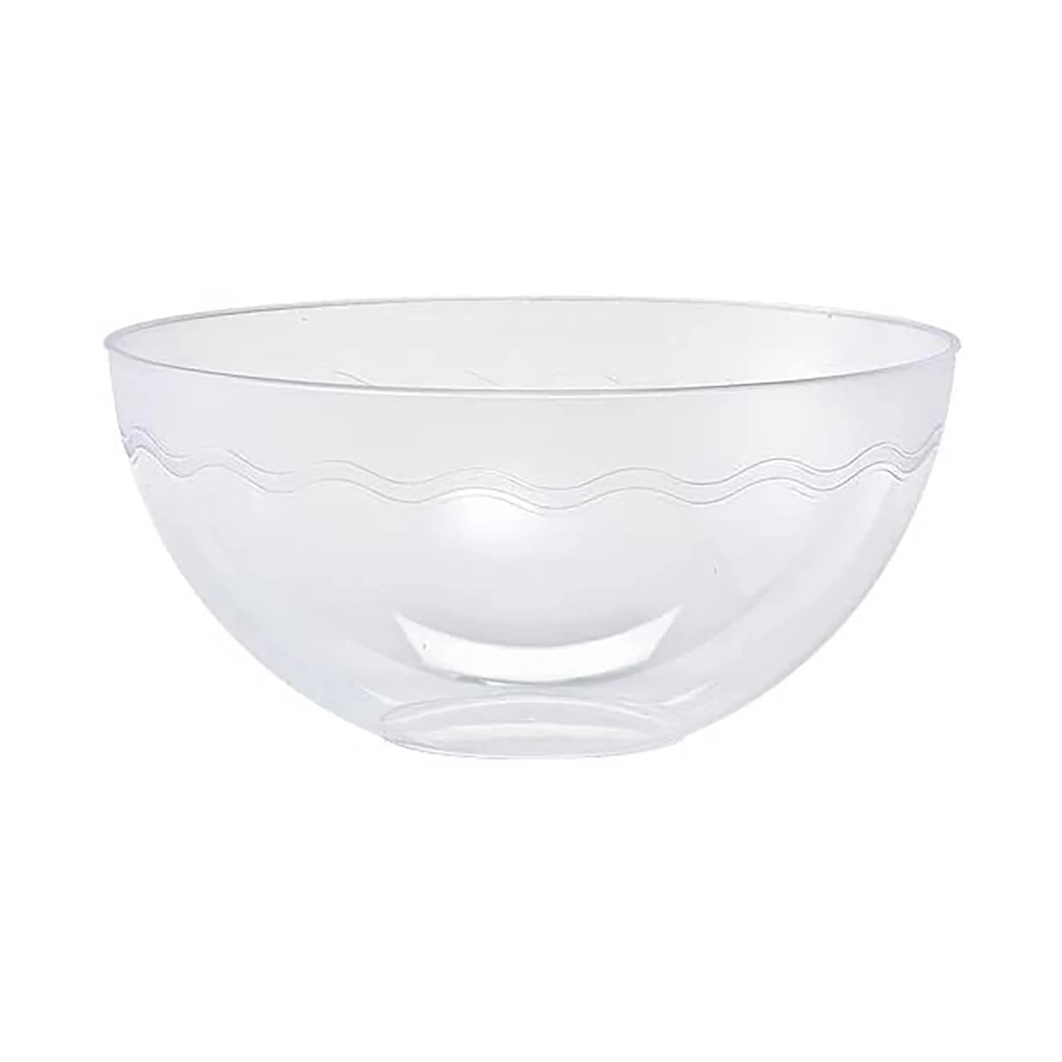 Elegant 52oz Clear Disposable Plastic Party Bowls - 24 Pack for Snacks, Salads, Chips & Candy | Perfect for Parties, BBQs, Picnics & Catering Events