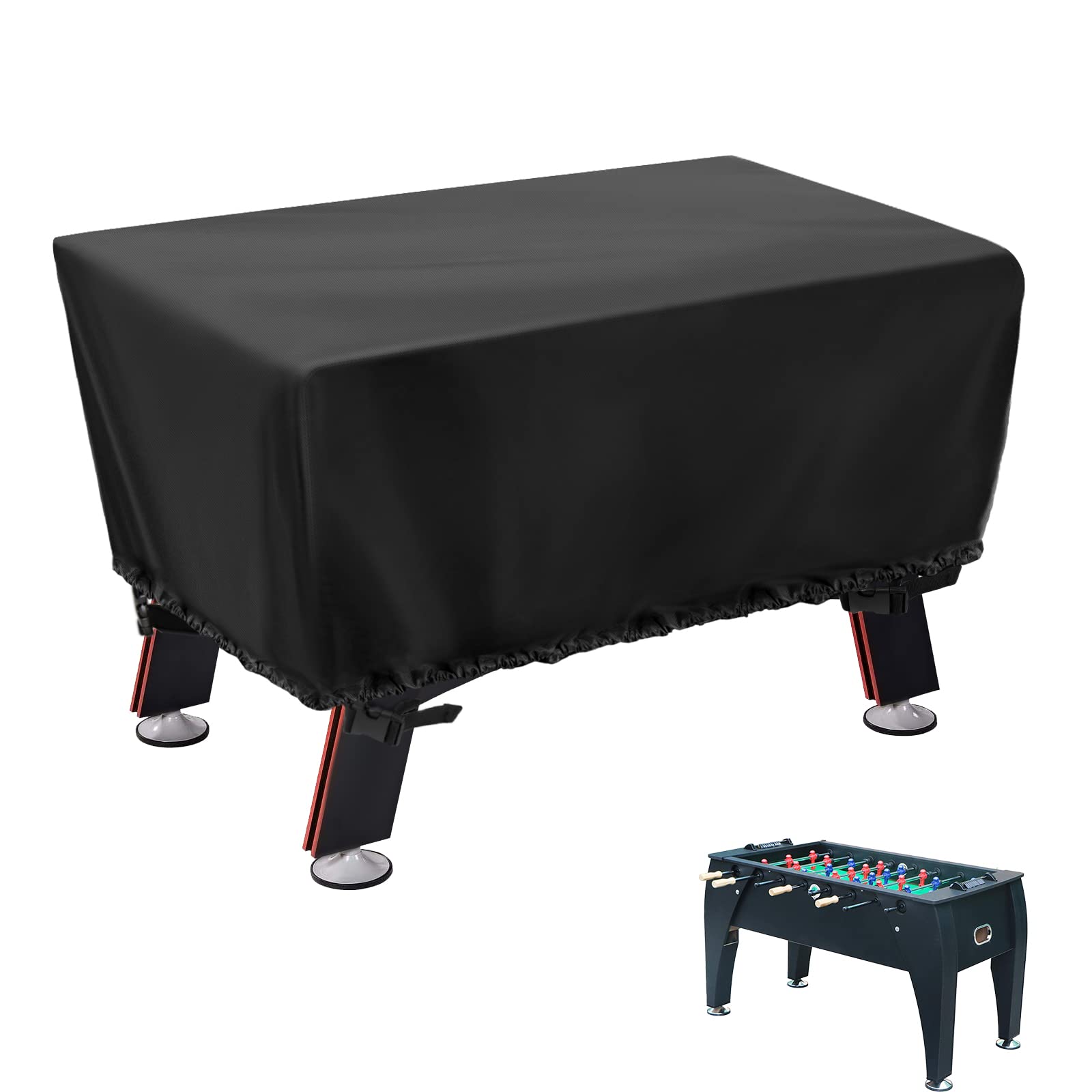 Waterproof Foosball Table Cover for Indoor & Outdoor Use - Durable Soccer & Football Table Protector for Game Rooms, Patios, and Basements
