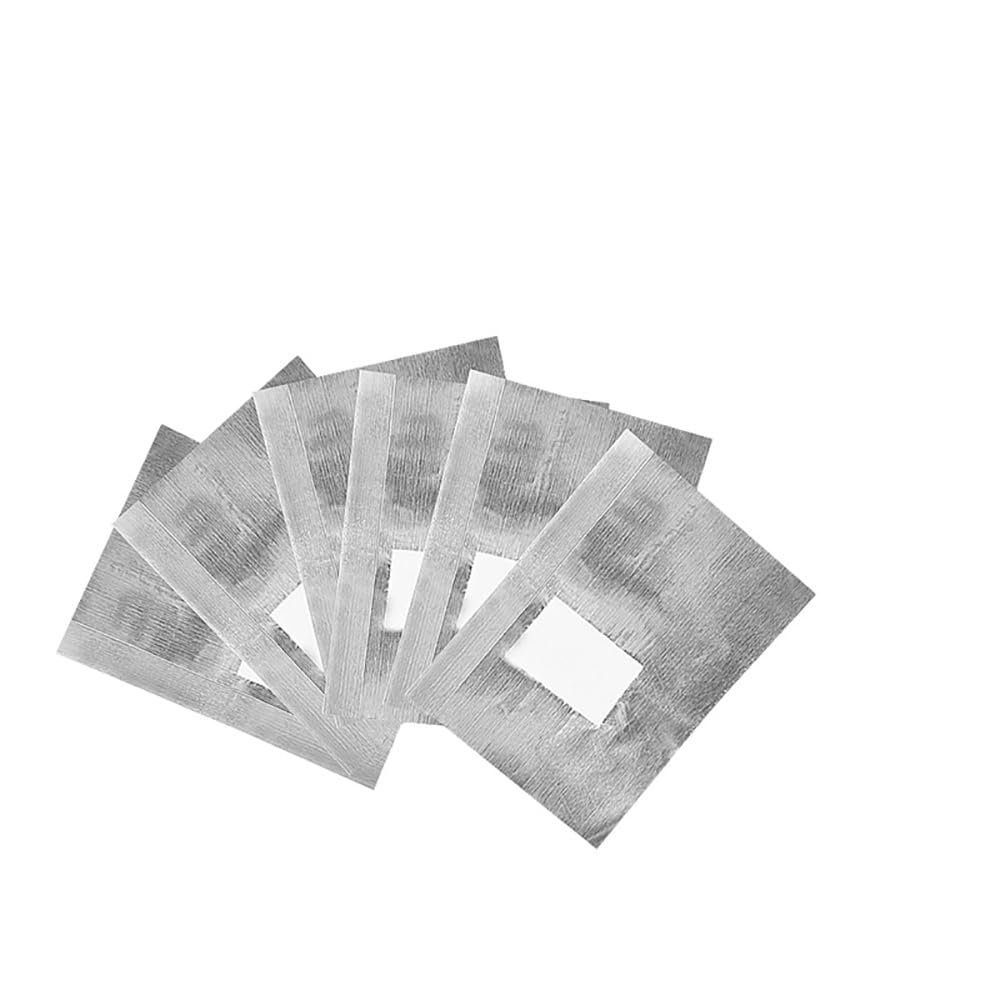 100 PCS Nail Foil Gel Aluminum Wraps Remover - Manicure Nail Art Cleaner & Cuticle Pusher - Cotton Pads for Nail Polishing - Non-Liquid Nail Polish Remover - Perfect for Salon & Home Nail Care