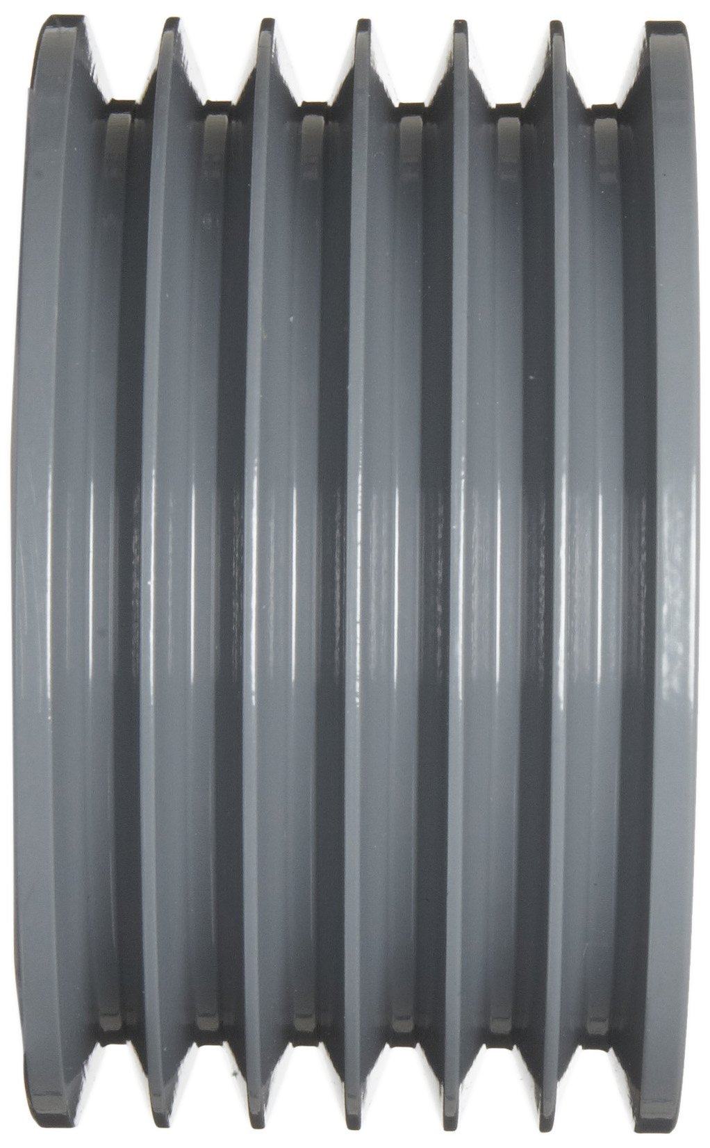 3V536 Narrow V-Belt Sheave - 3V Belt Section, 6 Grooves, Cast Iron Pulley (5.3