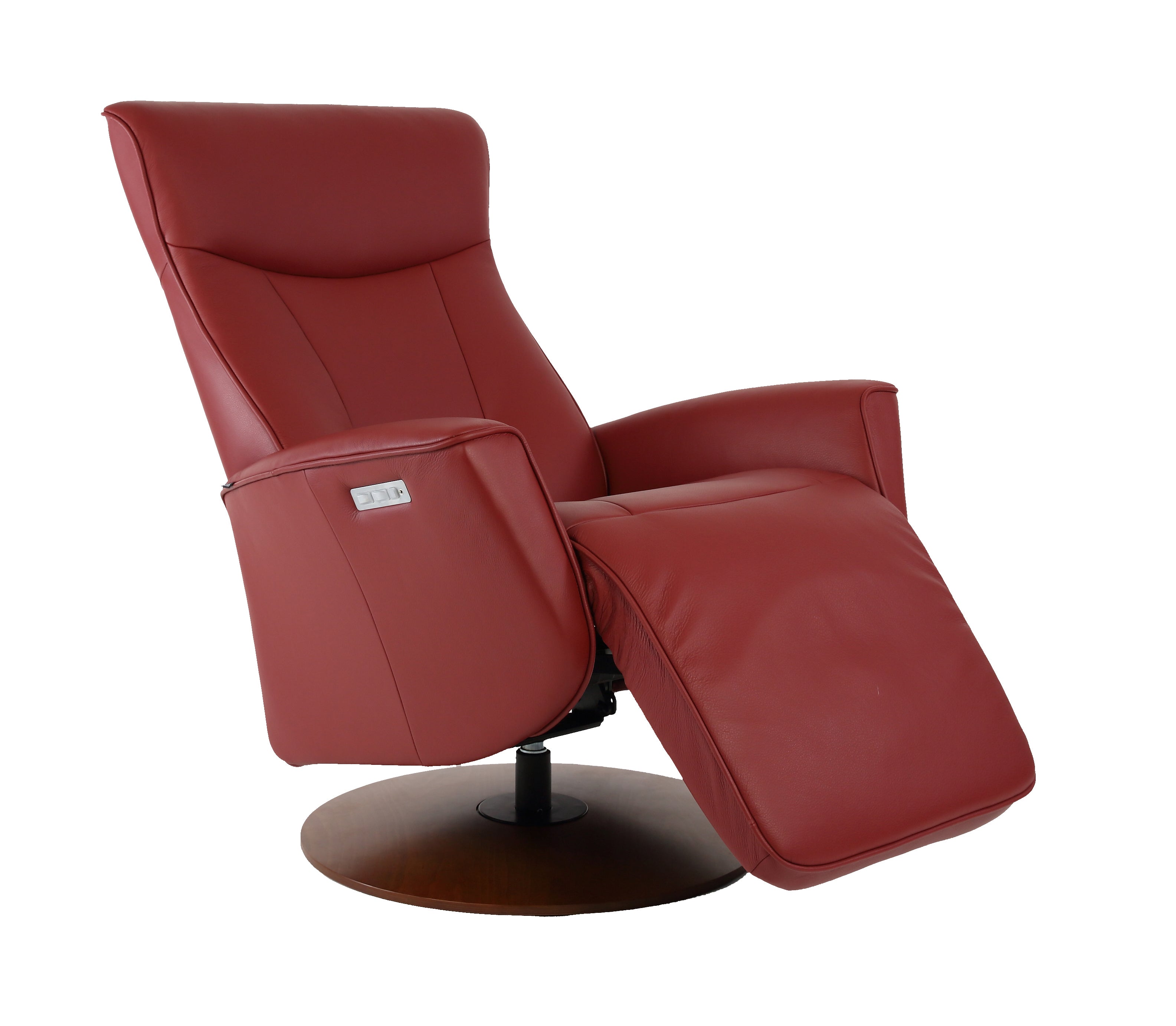 FJORDS Oskar Power Reclining Chair with USB Charging & Battery - Modern Recliner for Living Room, Home Theater, and Office Comfort