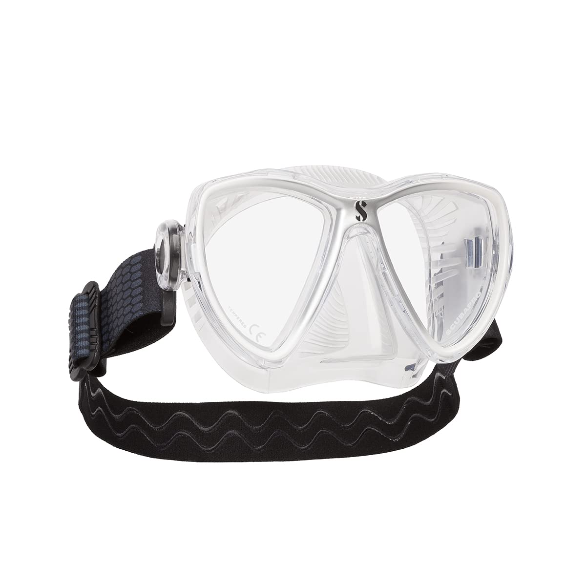 SCUBAPRO Synergy Mini Dive Mask - Clear Lens, Low Volume Scuba Diving Mask for Snorkeling & Freediving - Perfect for Travel & Underwater Photography