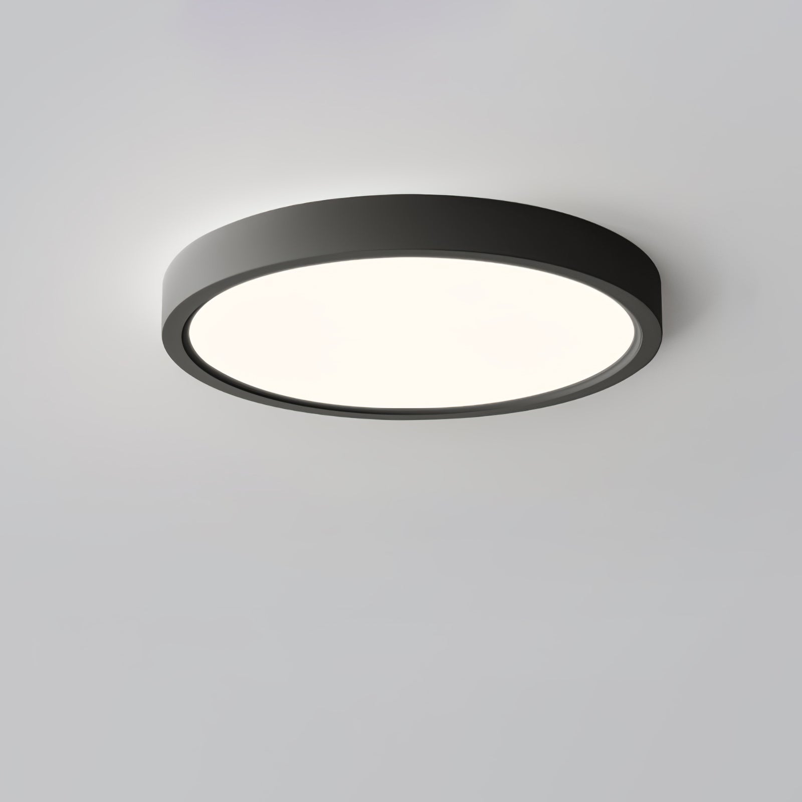 Ultra-Thin Round Acrylic Ceiling Light - Modern Minimalist Flush Mount Fixture for Bedroom, Living Room & Kitchen