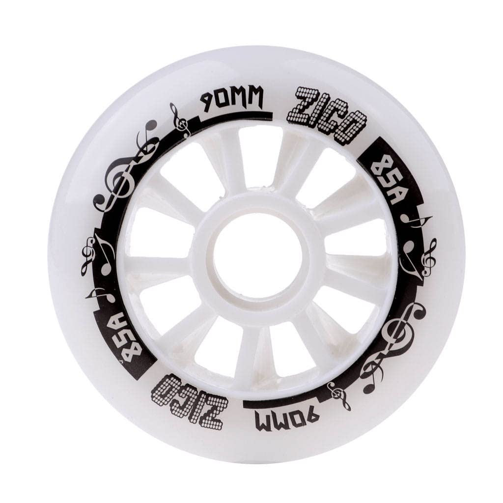 TOOYFUL Replacement PU Wheels for Inline Skates - 8 Pack Durable Polyurethane Skate Wheels for Adults & Kids - DIY Rollerblade Wheel Replacement for Outdoor & Indoor Skating - Perfect for Fitness, Recreation & Roller Hockey