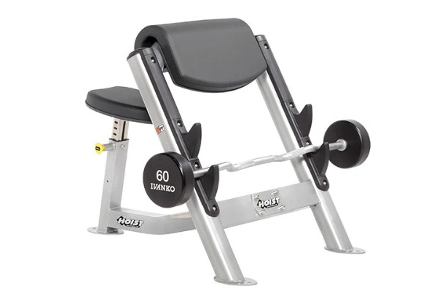 Hoist CF 3550 Preacher Curl Bench - Adjustable Strength Training Equipment for Biceps Workouts | Home Gym & Commercial Use