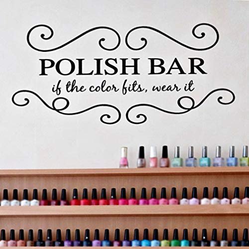 ARWY® Salon Stickers for Nail & Beauty Salon Decor - 24