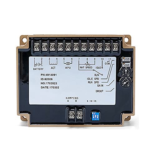 Cummins Generator Governor Speed Control Unit - EFC 4914091 Replacement Part for Smooth Engine RPM Regulation | Perfect for Power Backup Systems, Industrial Generators & Emergency Power Supply