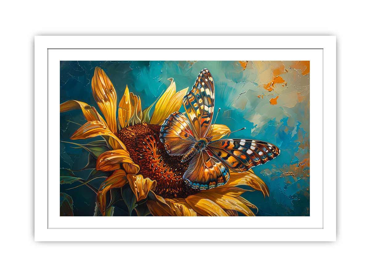 Butterfly Framed Print - Elegant Wall Art Decor for Home, Office & Gift - Perfect for Living Room, Bedroom & Nursery Decoration