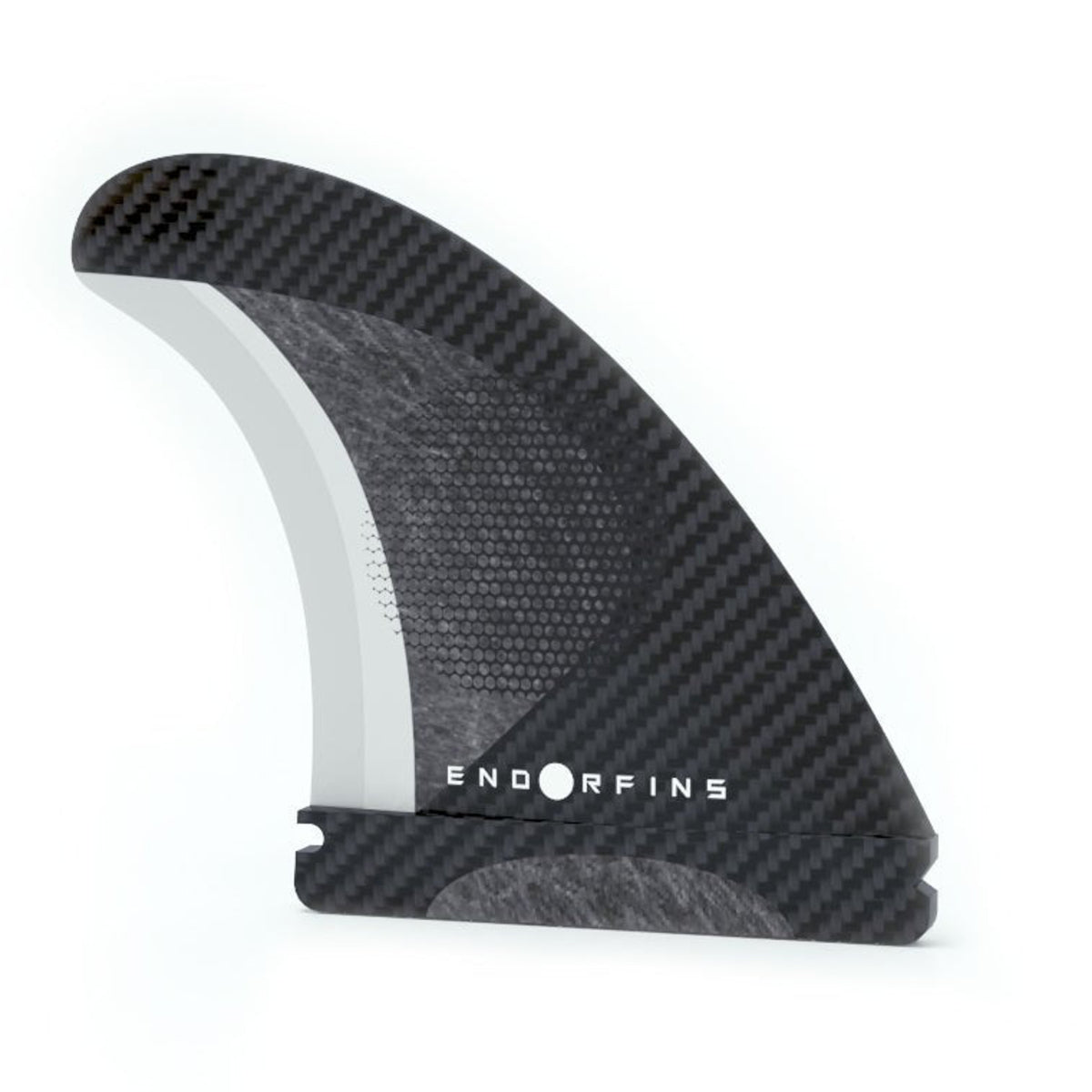 ENDORFINS 5 FIN Slater KS1 Surfboard Fin - Large Size (1 Tab) - Black/Black - Compatible with FUTURES Fin Box System - Perfect for Big Wave Surfing and Performance Riding
