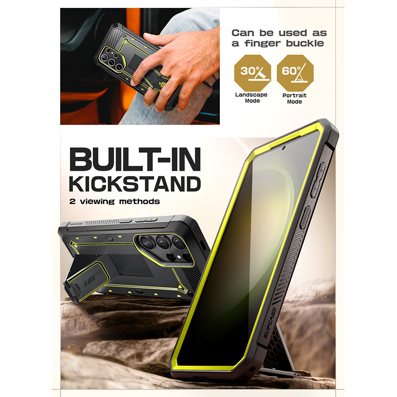 Samsung Galaxy S24 Ultra Unicorn Beetle PRO Case - Heavy Duty Rugged Protective Cover with Bumble Bee Design | Shockproof & Drop Protection for Outdoor, Work & Adventure Use