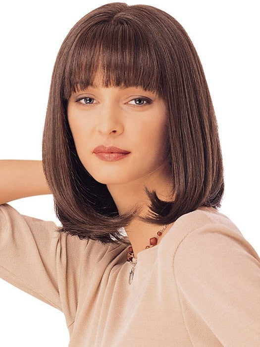 Celine Synthetic Wig with Mono Top - Natural Looking Heat Resistant Hairpiece for Cosplay, Parties & Daily Wear