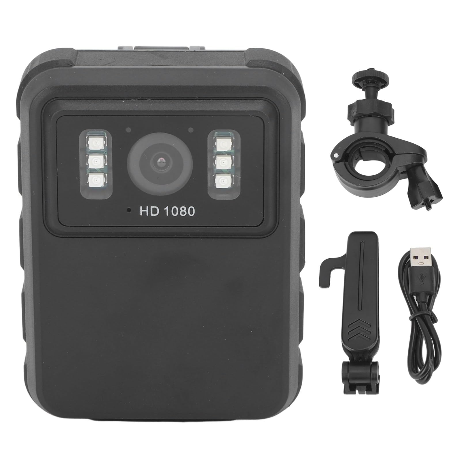 Portable Sports Camera with Back Clip - HD Wide Angle Action Camera for Law Enforcement, Outdoor Adventures & Extreme Sports | Perfect for Police Duty, Cycling, Hiking & Waterproof Activities