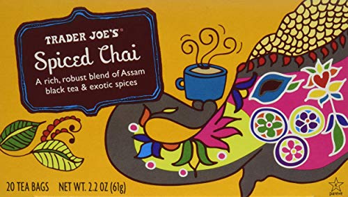 Premium Spiced Chai Tea Bags - 20 Count (2-Pack) - Set of 10 - Assam Black Tea with Exotic Spices - Rich & Robust Flavor - Perfect for Relaxation, Afternoon Tea, or Gifts