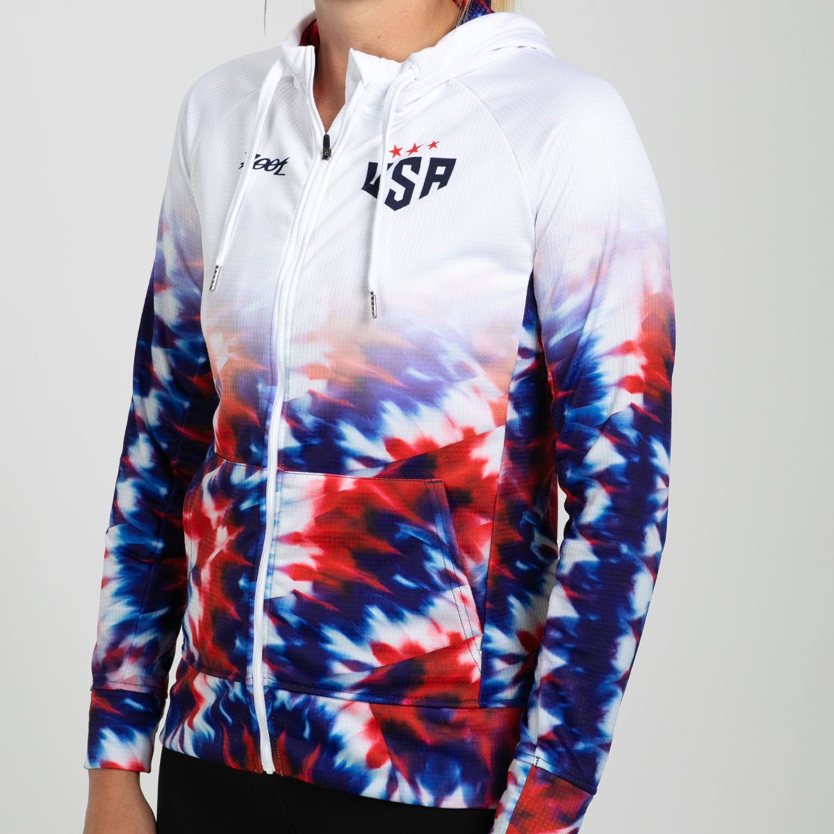 Women's Limited Run Thermal Hoodie - Lightweight Fleece Lined Jacket for Running & Outdoor Activities | Freedom Design